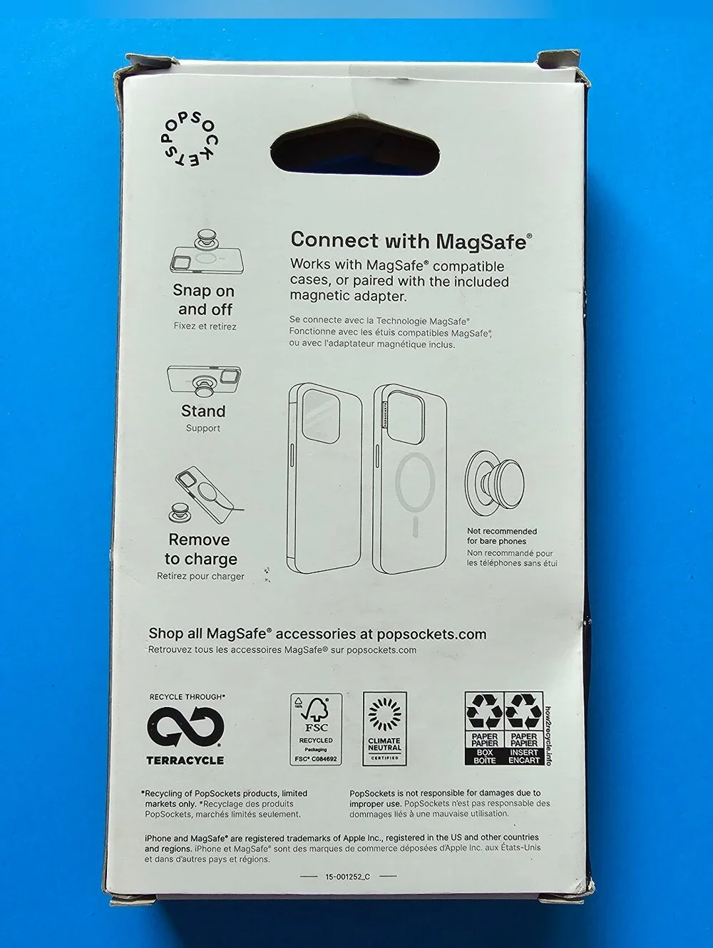 Popsocket - Round Enamel Coconut Creme MAGSAFE PopGrip